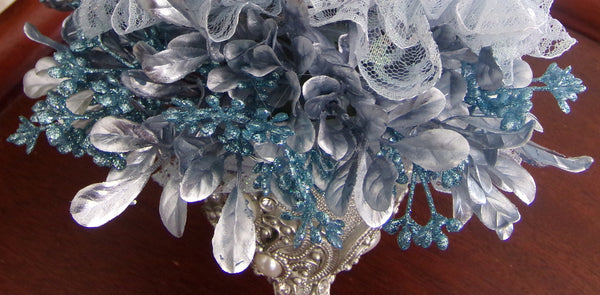 Bouquet - Lace Shimmer Blue Green
